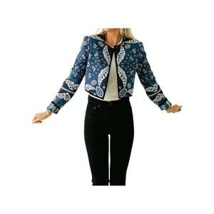 NEW BEYOND BY VERA joan reversible jacket in blue
